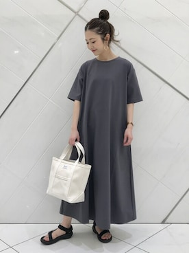 「FORK&SPOON」｜井上　裕美さん（レディース・158cm）の春コーディネート