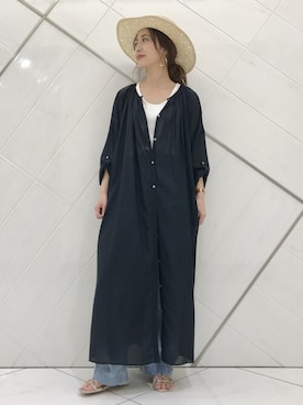 井上　裕美さん（レディース・158cm）の夏コーディネート