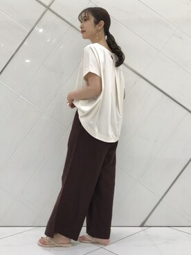 井上　裕美さん（レディース・158cm）の夏コーディネート