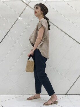 井上 裕美さん(レディース・158cm)の夏コーディネート