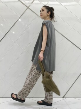 井上　裕美さん（レディース・158cm）の夏コーディネート