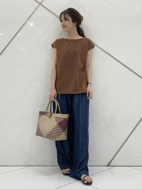 井上　裕美さん（レディース・158cm）の夏コーディネート