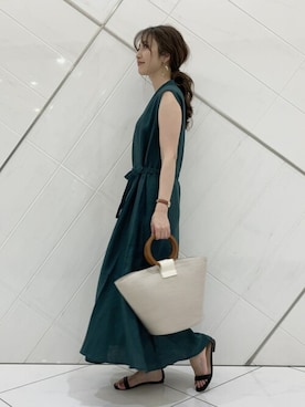 井上　裕美さん（レディース・158cm）の夏コーディネート