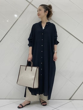 井上　裕美さん（レディース・158cm）の夏コーディネート