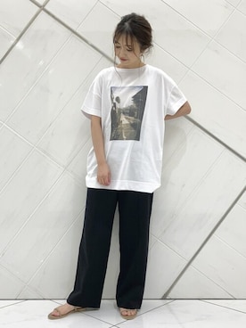 井上　裕美さん（レディース・158cm）の夏コーディネート