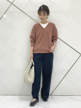 井上 裕美さん(レディース・158cm)の秋コーディネート