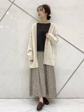 井上　裕美さん（レディース・158cm）の秋コーディネート