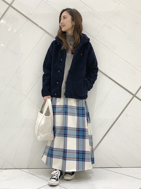 井上　裕美さん（レディース・158cm）の秋コーディネート