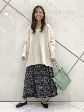 井上 裕美さん(レディース・158cm)の冬コーディネート