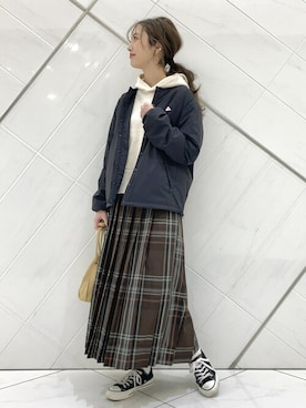 井上　裕美さん（レディース・158cm）の冬コーディネート