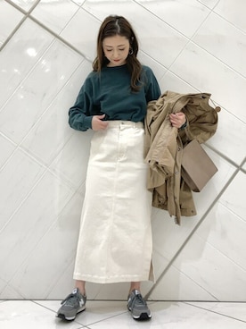 「FORK&SPOON」｜井上　裕美さん（レディース・158cm）の冬コーディネート