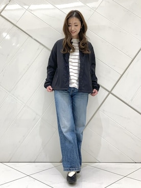 井上　裕美さん（レディース・158cm）の冬コーディネート