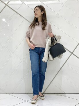 井上　裕美さん（レディース・158cm）の春コーディネート