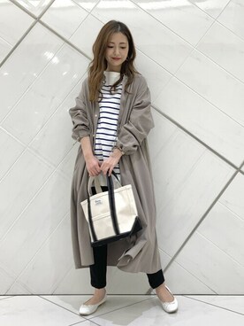 「GYMPHLEX（ジムフレックス）のアイテム（その他アウター）」を使った、井上　裕美さん（レディース・158cm）の春コーディネート