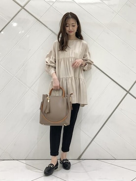 井上 裕美さん(レディース・158cm)の春コーディネート