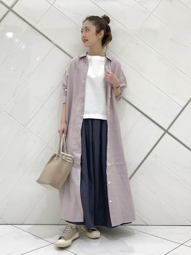 井上 裕美さん(レディース・158cm)の春コーディネート