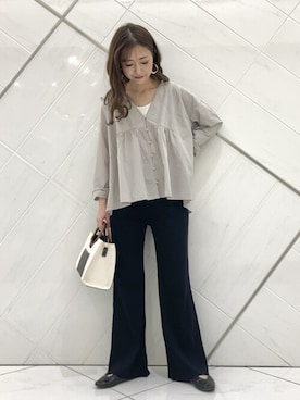 井上　裕美さん（レディース・158cm）の春コーディネート