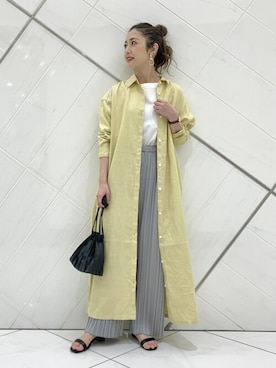 井上　裕美さん（レディース・158cm）の春コーディネート