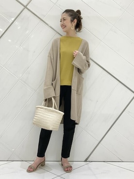 井上　裕美さん（レディース・158cm）の春コーディネート