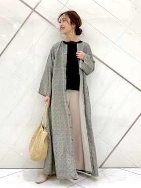 井上　裕美さん（レディース・158cm）の春コーディネート