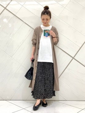 井上　裕美さん（レディース・158cm）の春コーディネート