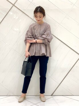 井上 裕美さん(レディース・158cm)の春コーディネート
