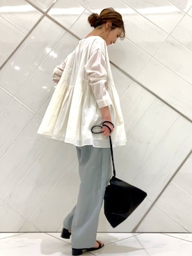 井上　裕美さん（レディース・158cm）の春コーディネート