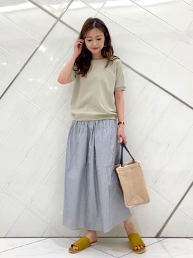 井上　裕美さん（レディース・158cm）の春コーディネート