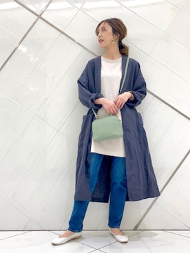 井上　裕美さん（レディース・158cm）の春コーディネート