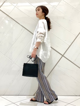 井上　裕美さん（レディース・158cm）の春コーディネート