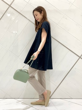 井上　裕美さん（レディース・158cm）の春コーディネート