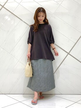 井上 裕美さん(レディース・158cm)の夏コーディネート