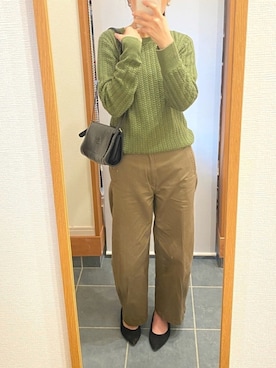 「URBAN RESEARCH（アーバンリサーチ）のアイテム（ピアス（両耳用））」を使った、ぴっぴさん（レディース・157cm）の冬コーディネート