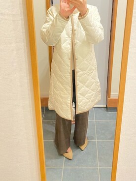 「息子」｜「アイテム（ジャケット/アウター）」を使った、ぴっぴさん（レディース・157cm）の冬コーディネート