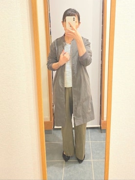 「A Day in the Life （アデイインザライフ）のアイテム（ジャケット/アウター）」を使った、ぴっぴさん（レディース・157cm）の春コーディネート