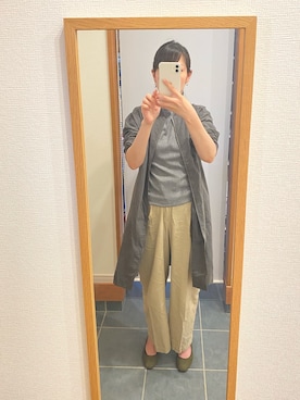 「A Day in the Life （アデイインザライフ）のアイテム（ジャケット/アウター）」を使った、ぴっぴさん（レディース・157cm）の春コーディネート