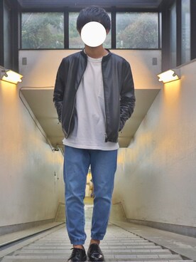 ジョガーパンツ デニム 丈短め64cm を使った人気ファッションコーディネート Wear