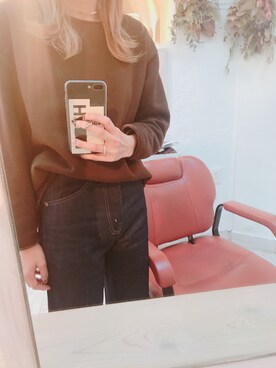 「701」｜Kayoko Kashimaさん（レディース・162cm）の冬コーディネート