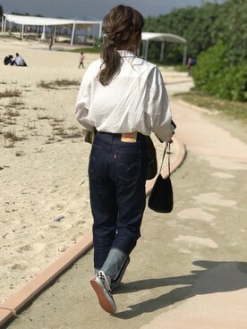 Kayoko Kashimaさんの「Levi's（リーバイス） VINTAGECLOTHING 1950's 701 デニムパンツ」を使ったコーディネート