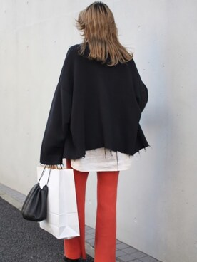 「フィルザビル」｜Kayoko Kashimaさん（レディース・163cm）の冬コーディネート