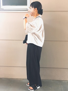 「lily of the valley（リリーオブザバレイ）のアイテム」を使った、みことさん（レディース・158cm）の春コーディネート