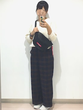 「lily of the valley（リリーオブザバレイ）のアイテム」を使った、みことさん（レディース・158cm）の秋コーディネート
