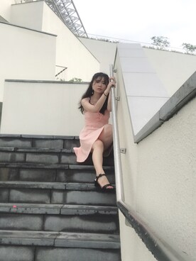 「MIXXO（ミッソ）のアイテム（アクセサリー）」を使った、Kellyさん（レディース・157cm）の夏コーディネート