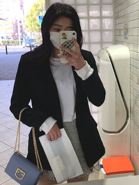 𝐌𝗼𝗺𝗼さん（レディース・166cm）の春コーディネート