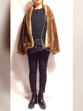 NANAさん（レディース・155cm）の冬コーディネート