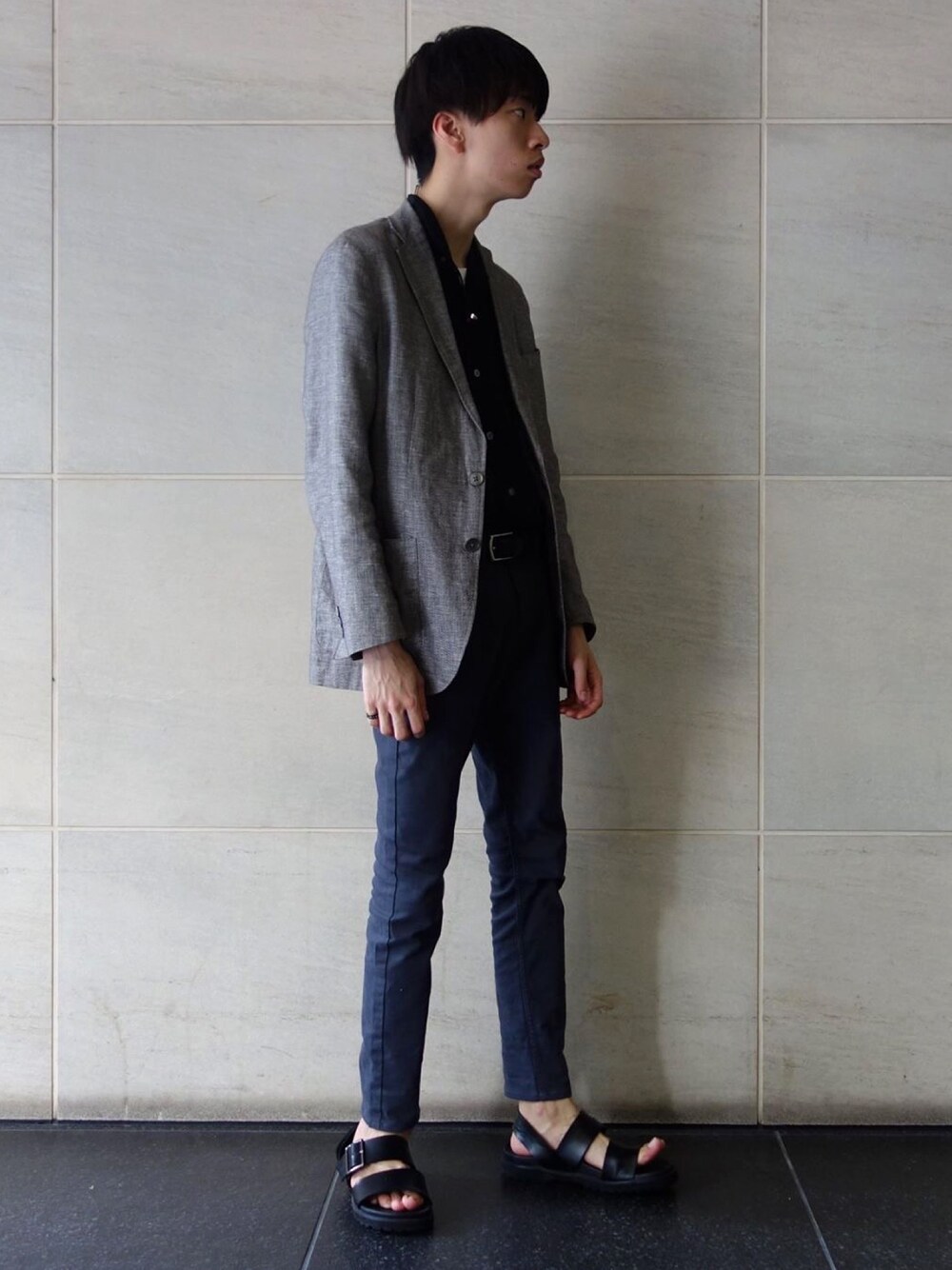 Kei Watanabeさんの「SUPERFINE END ON END WOOL（MARGARET HOWELL）」を使ったコーディネート