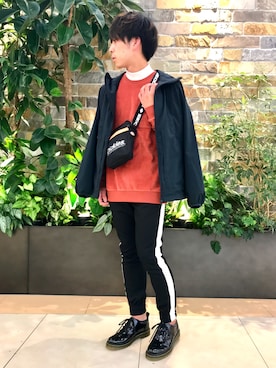 「RAGEBLUE（レイジブルー）のアイテム（マウンテンパーカー）」を使った、けんてぃーさん（メンズ・170cm）の秋コーディネート