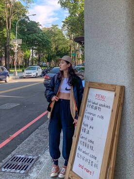 tingさん（レディース・172cm）の春コーディネート