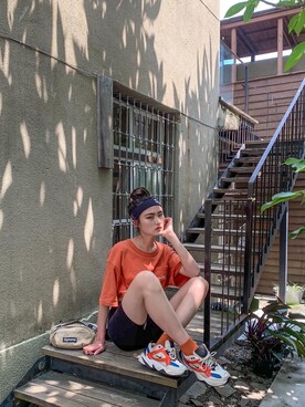 「Mania（マニア）のアイテム」を使った、tingさん（レディース・171cm）の春コーディネート