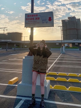 「Mania（マニア）のアイテム」を使った、tingさん（レディース・171cm）の冬コーディネート